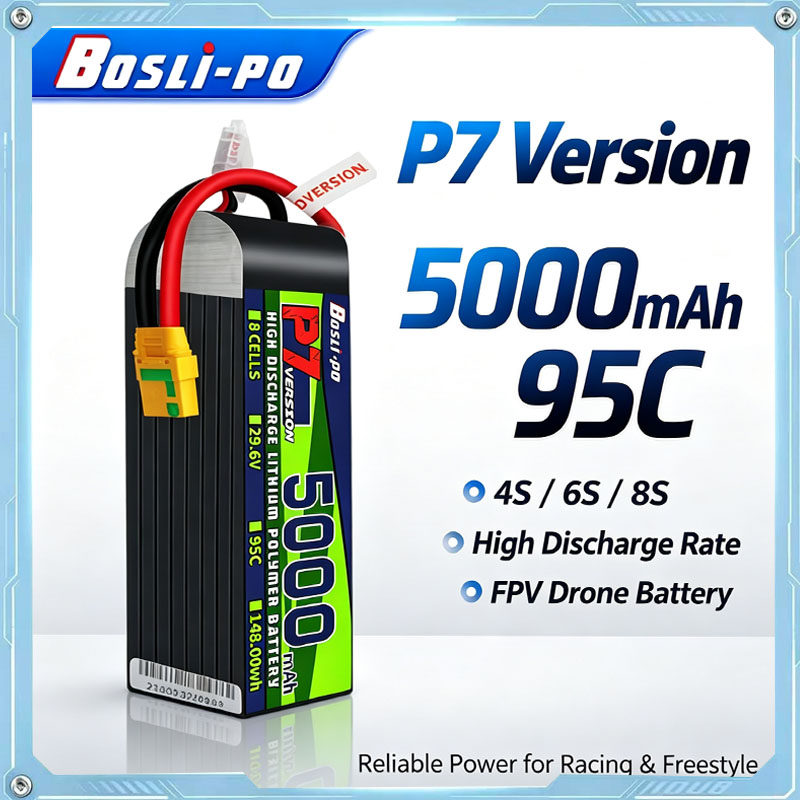 Drone Racing Battery - Boslipo P7 Wersja 5000mAh 95C Bateria