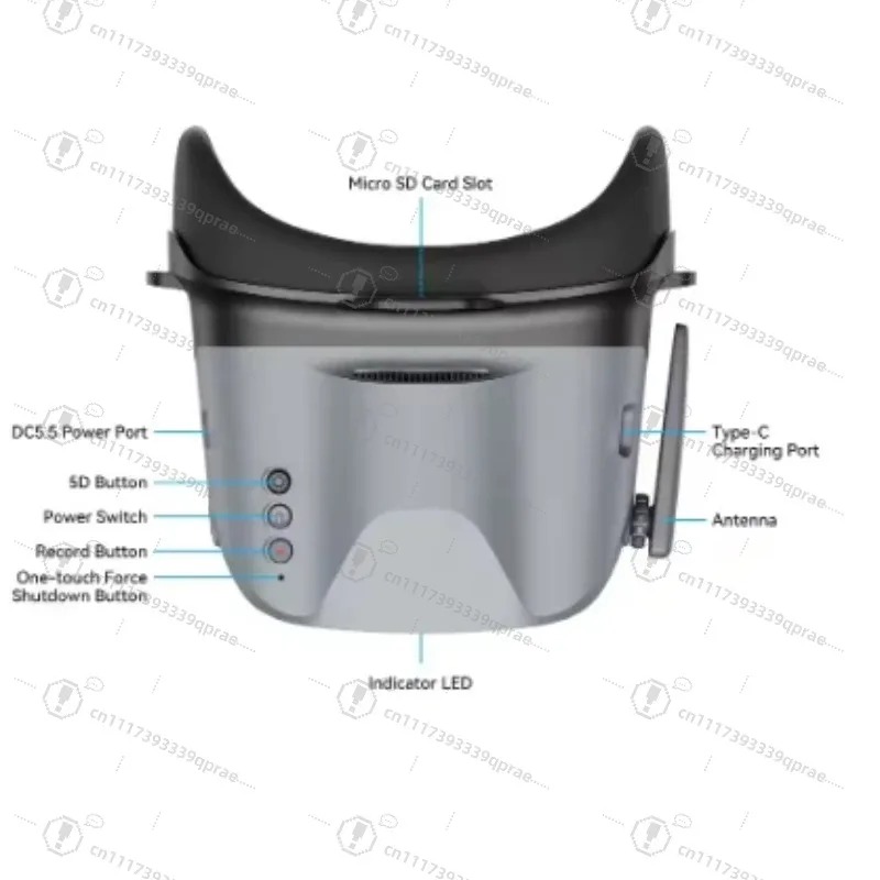 Drone Racing Goggles - Analogowe gogle FPV BETAFPV VR04 z