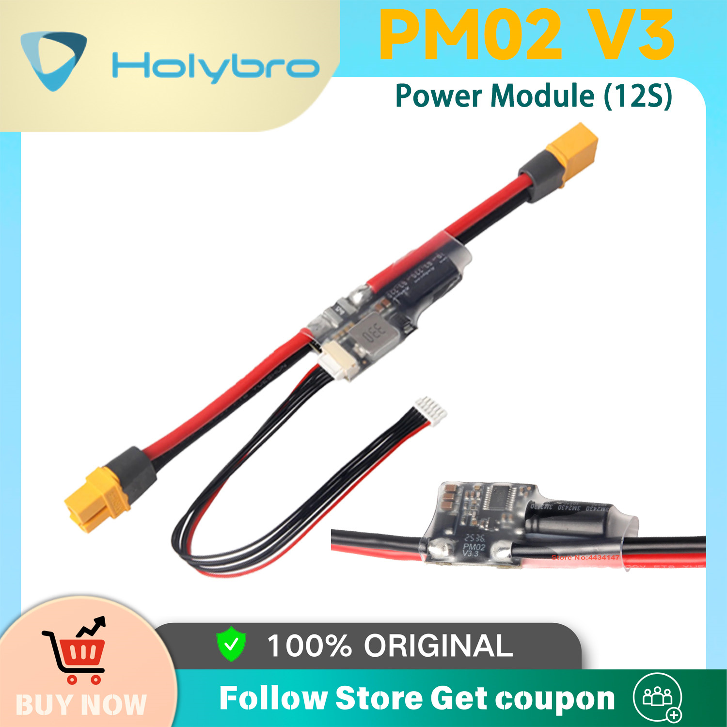 Moduł zasilania Holybro PM02D  – Drone Racing Flight Controller recenzja i cena