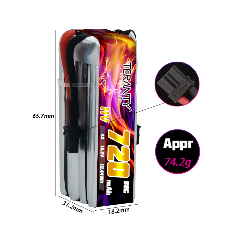 TERANTY 720mAh 4S 15.2V HV Bat – Drone Racing Frame recenzja i cena